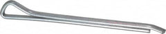 Made in USA - 1/8" Diam x 1-3/4" Long Hammerlock Cotter Pin - Grade 2, Zinc-Plated, Steel - Americas Tooling