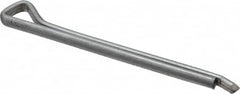 Made in USA - 3/16" Diam x 2-1/2" Long Hammerlock Cotter Pin - Grade 2, Zinc-Plated, Steel - Americas Tooling