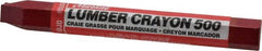 Markal - Clay Based Lumber Crayon - Red - Americas Tooling