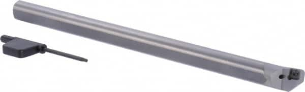 Seco - 5/8" Min Bore Diam, 8" OAL, 1/2" Shank Diam, SCLC Indexable Boring Bar - CC.. 21.51 Insert, Screw Holding Method - Americas Tooling