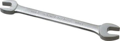 Proto - 12mm x 13mm Standard Open End Wrench - 6-3/8" OAL, Double End, Satin Finish, 15° Head Angle - Americas Tooling