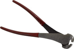 Proto - 8-1/4" OAL, End Cutting Pliers - 5/16" Jaw Length x 1-3/4" Jaw Width, Plastisol Handle - Americas Tooling