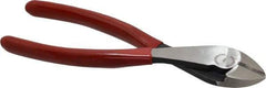 Proto - 7-5/16" OAL, Diagonal Cutter - 23/32" Jaw Length x 7/8" Jaw Width, Round Head, Plastisol Handle - Americas Tooling