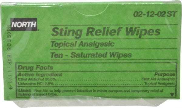 North - 10 Qty 1 Pack 10 Pack Pain Relief Wipe - Americas Tooling