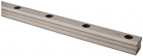 THK - 1,000mm OAL x 28mm Overall Width x 23mm Overall Height 4 Way SHS Rail - 80mm Between Holes, 9 x 14 x 12mm Hole Size - Americas Tooling