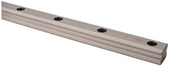 THK - 1,000mm OAL x 28mm Overall Width x 23mm Overall Height 4 Way SHS Rail - 80mm Between Holes, 9 x 14 x 12mm Hole Size - Americas Tooling