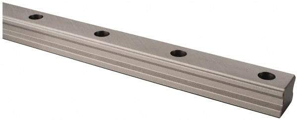 THK - 1,000mm OAL x 34mm Overall Width x 26mm Overall Height 4 Way SHS Rail - 80mm Between Holes, 9 x 14 x 12mm Hole Size - Americas Tooling