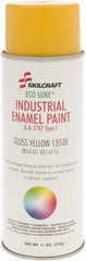 Ability One - Yellow, Gloss, Enamel Spray Paint - 8 to 10 Sq Ft per Can, 11 oz Container - Americas Tooling