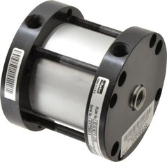 Parker - 2" Stroke x 2-1/2" Bore Double Acting Air Cylinder - 1/4 Port, 1/2-20 Rod Thread, -10 to 200°F - Americas Tooling