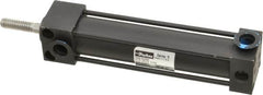 Parker - 3" Stroke x 3/4" Bore Double Acting Air Cylinder - 1/8 Port, 1/4-20 Rod Thread, 200 Max psi, -10 to 165°F - Americas Tooling