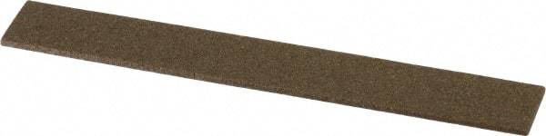 Norton - 4" Long x 1/2" Wide x 1/16" Thick, Aluminum Oxide Sharpening Stone - Taper, Coarse Grade - Americas Tooling