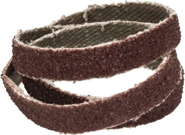 Tru-Maxx - 1/4" Wide x 12" OAL, 80 Grit, Aluminum Oxide Abrasive Belt - Aluminum Oxide, Medium, Coated - Americas Tooling