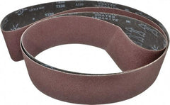 Tru-Maxx - 4" Wide x 132" OAL, 80 Grit, Aluminum Oxide Abrasive Belt - Aluminum Oxide, Medium, Coated - Americas Tooling