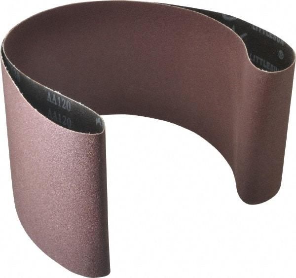 Tru-Maxx - 6" Wide x 54" OAL, 120 Grit, Aluminum Oxide Abrasive Belt - Aluminum Oxide, Fine, Coated - Americas Tooling