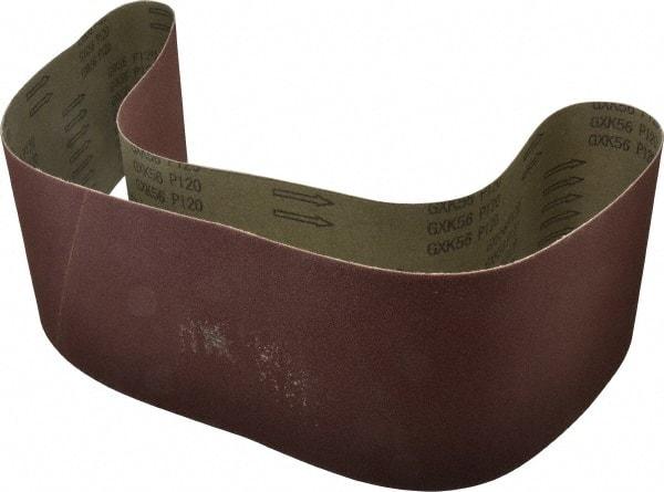 Tru-Maxx - 6" Wide x 60" OAL, 120 Grit, Aluminum Oxide Abrasive Belt - Aluminum Oxide, Fine, Coated - Americas Tooling