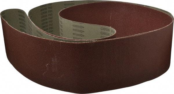 Tru-Maxx - 6" Wide x 132" OAL, 80 Grit, Aluminum Oxide Abrasive Belt - Aluminum Oxide, Medium, Coated - Americas Tooling