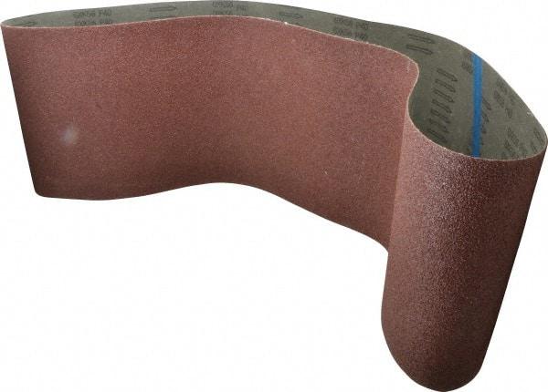 Tru-Maxx - 10" Wide x 70-1/2" OAL, 40 Grit, Aluminum Oxide Abrasive Belt - Aluminum Oxide, Coarse, Coated - Americas Tooling