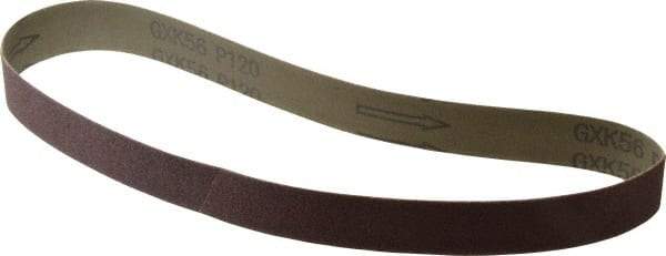 Tru-Maxx - 1" Wide x 24" OAL, 120 Grit, Aluminum Oxide Abrasive Belt - Aluminum Oxide, Fine, Coated - Americas Tooling