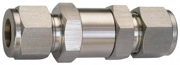 Ham-Let - 3/8" Stainless Steel Check Valve - Inline, Comp x Comp, 3,000 WOG - Americas Tooling