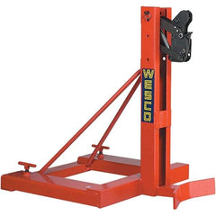 Wesco Industrial Products - 1,000 Lb Load Capacity, 16, 30, 55 & 85 Gal Drum Grab - 28" Wide x 34" High, Steel Wheels - Americas Tooling