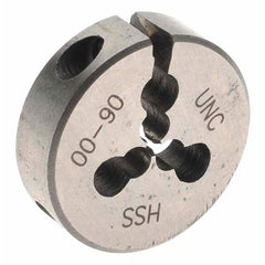 Gyros Precision Tools - #00-90 UNS High Speed Steel Round Adjustable Die - Americas Tooling