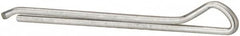 Made in USA - 3/32" Diam x 1-1/4" Long Hammerlock Cotter Pin - Grade 2, Zinc-Plated, Steel - Americas Tooling