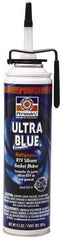 Permatex - 9-1/2 oz Gasket Maker - -65 to 500°F, Blue, Comes in PowerBead Pressurized Can - Americas Tooling