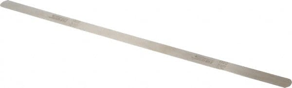 SPI - 0.022 Inch Thick x 1/2 Inch Wide x 12 Inch Leaf Length, Parallel Feeler Gage - High Carbon Steel - Americas Tooling