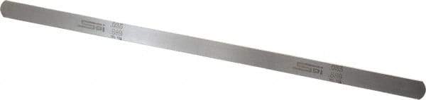 SPI - 0.035 Inch Thick x 1/2 Inch Wide x 12 Inch Leaf Length, Parallel Feeler Gage - High Carbon Steel - Americas Tooling