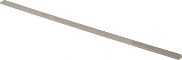 SPI - 0.3mm Thick x 1/2 Inch Wide x 12 Inch Leaf Length, Parallel Feeler Gage - High Carbon Steel - Americas Tooling