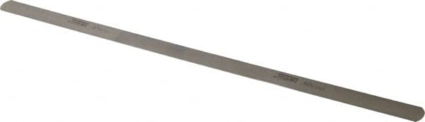 SPI - 0.4mm Thick x 1/2 Inch Wide x 12 Inch Leaf Length, Parallel Feeler Gage - High Carbon Steel - Americas Tooling