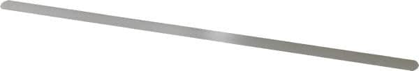 SPI - 0.05mm Thick x 1/2 Inch Wide x 12 Inch Leaf Length, Parallel Feeler Gage - High Carbon Steel - Americas Tooling