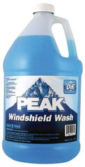 Peak - Water-Based Solution Windshield Washer Fluid - 1 Gal Bottle, 0°  Freezing Point - Americas Tooling