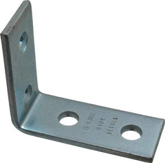 Cooper B-Line - Zinc Plated Carbon Steel 90° Strut Fitting - 1/2" Bolt, 4 Holes, Used with Cooper B Line Channel & Strut (All Sizes Except B62 & B72) - Americas Tooling