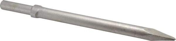 Ingersoll-Rand - 12" OAL, 0.7" Shank Diam, Moil Point Chisel - Round Drive, Round Shank, Steel - Americas Tooling