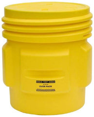 Eagle - 65 Gallon Closure Capacity, Screw On Closure, Yellow Overpack - 30 Gallon Container, Polyethylene, 660 Lb. Capacity, UN 1H2/X300/S Listing - Americas Tooling