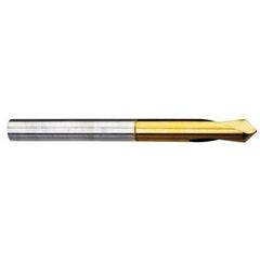 Guhring - 12mm Body Diam, 120°, 102mm OAL, High Speed Steel Spotting Drill - Americas Tooling