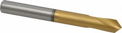 Guhring - 3/8" Body Diam, 90°, 89mm OAL, High Speed Steel Spotting Drill - Americas Tooling