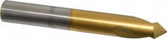 Guhring - 5/8" Body Diam, 90°, 115mm OAL, High Speed Steel Spotting Drill - Americas Tooling