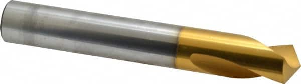 Guhring - 3/4" Body Diam, 120°, 131mm OAL, High Speed Steel Spotting Drill - Americas Tooling