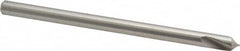 90° 4-9/64″ OAL High Speed Steel Spotting Drill Bright/Uncoated, 0.67″ Flute Length, 1/4″ Shank Diam, RH Cut, Series 559