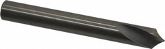 Guhring - 1/2" Body Diam, 90°, 102mm OAL, Solid Carbide Spotting Drill - Americas Tooling