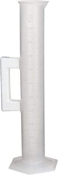 Bel-Art - 1,000 ml Polypropylene Graduated Cylinder - 10 ml Graduation, 2-17/32" Diam x 17-19/64" High - Americas Tooling