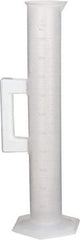 Bel-Art - 1,000 ml Polypropylene Graduated Cylinder - 10 ml Graduation, 2-17/32" Diam x 17-19/64" High - Americas Tooling