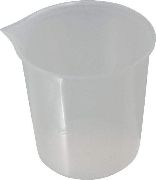 Bel-Art - 250 ml Polypropylene Graduated Beaker - 50 ml Graduation, 3-19/64" Diam x 3-7/16" High - Americas Tooling