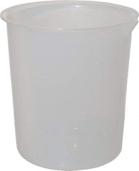 Bel-Art - 4,000 ml Polypropylene Graduated Beaker - 1,000 ml Graduation, 8-29/64" Diam x 9-5/64" High - Americas Tooling