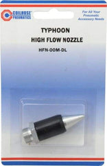 Coilhose Pneumatics - Blow Gun Safety High Flow Nozzle - 1/2-27 UNS, 2" Long, Aluminum - Americas Tooling