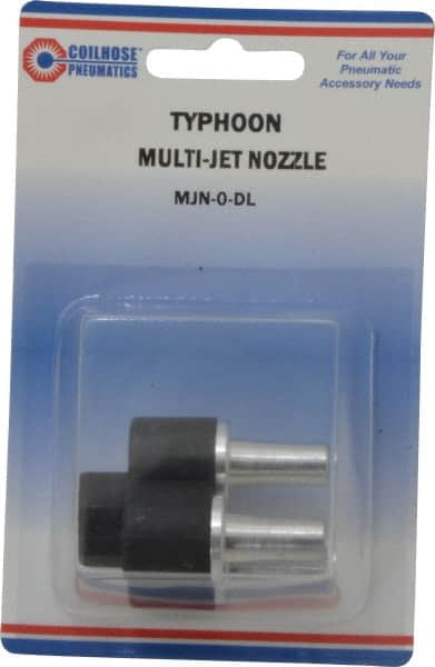 Coilhose Pneumatics - Blow Gun Multi-Jet Nozzle - 1/2-27 UNS, 2" Long - Americas Tooling