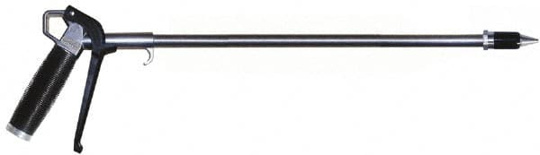 Coilhose Pneumatics - 150 Max psi High Force Aluminum Tip Pistol Grip Blow Gun - 1/4 NPT, 72" Tube Length, Aluminum - Americas Tooling