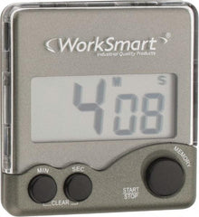 Value Collection - Big Digit Count Up and Down Timer - Counter Down 99 Min 59 Sec, Daily Alarm, Black - Americas Tooling